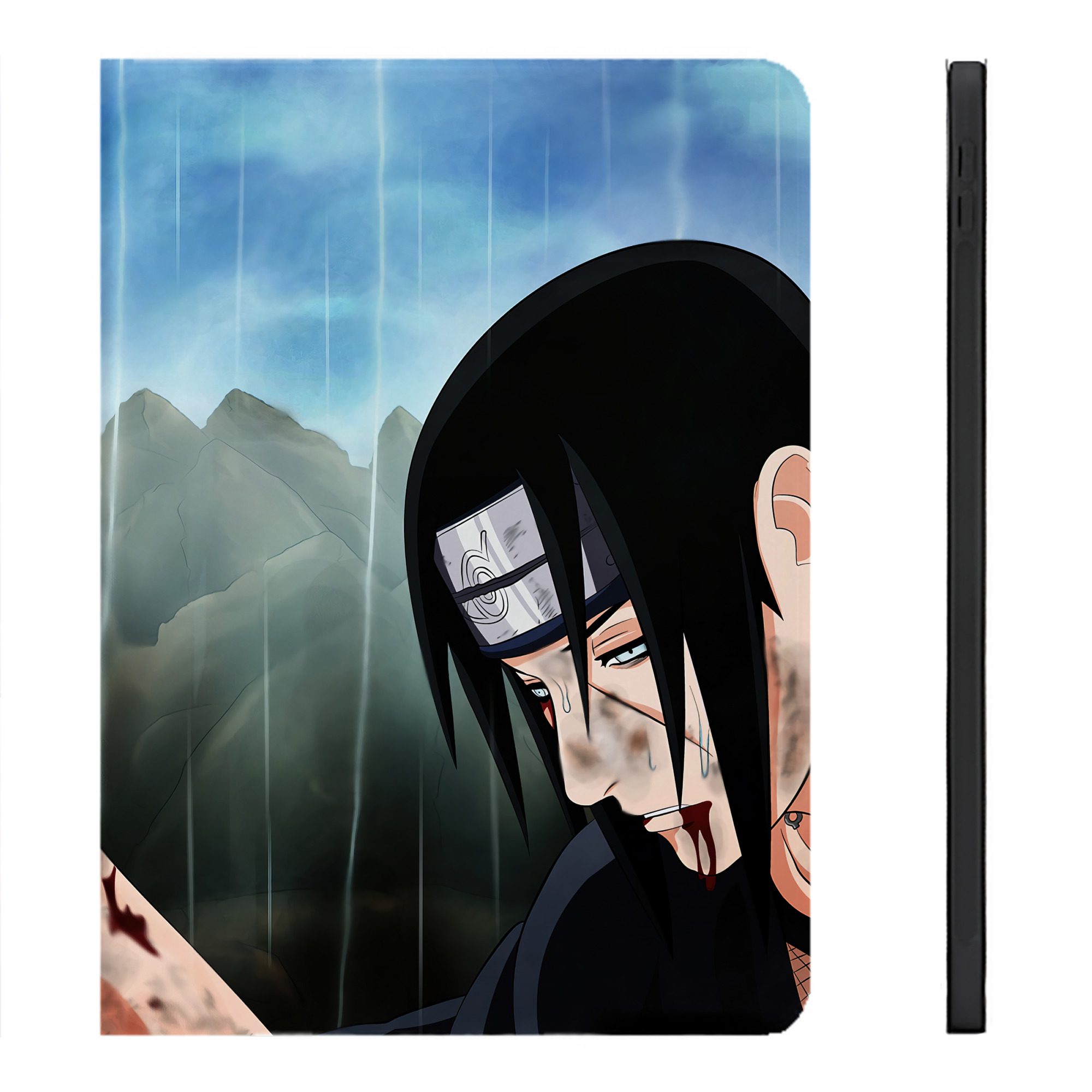 （画像用） NARUTO -ナルト- NARUTO -ナルト- 疾風伝 IPadケース ペンホルダー付き ブックスタイルデザイン
